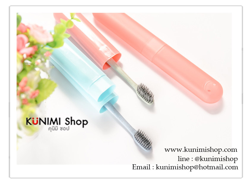  กล่องที่เก็บแปรงสีฟัน หรือ ใส่เครื่องเขียน สำหรับพกพาเดินทางท่องเที่ยว พกพาไปในที่ต่างๆ กันฝุ่น กันแมลง และสิ่งสกปรกต่างๆ ครับ ขนาด : 20 x 3 cm.