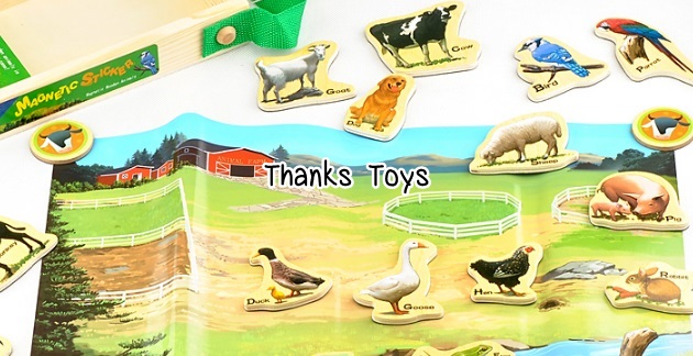 แผ่นภาพแม่เหล็กฟาร์มสัตว์ (Animal Farm Magnet)