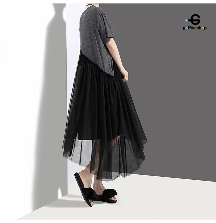 ชุดเดรสเกาหลี พร้อมส่ง Oversize dress