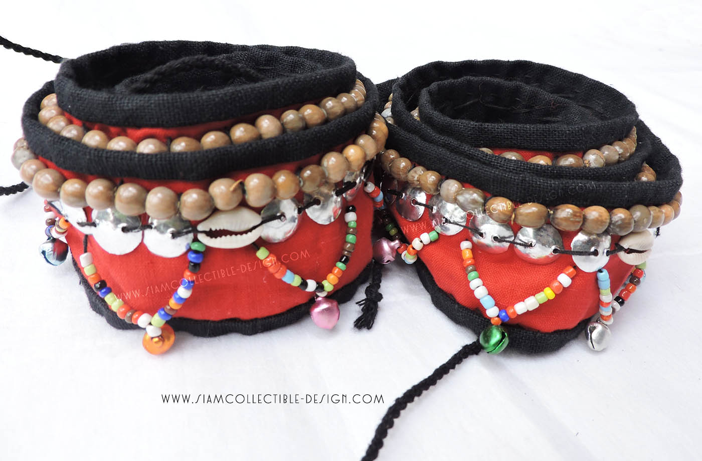 เข็มขัด คาดเอวผ้าชาวเขา TB001E / Handmade Belt from Hill Tribe TB001E