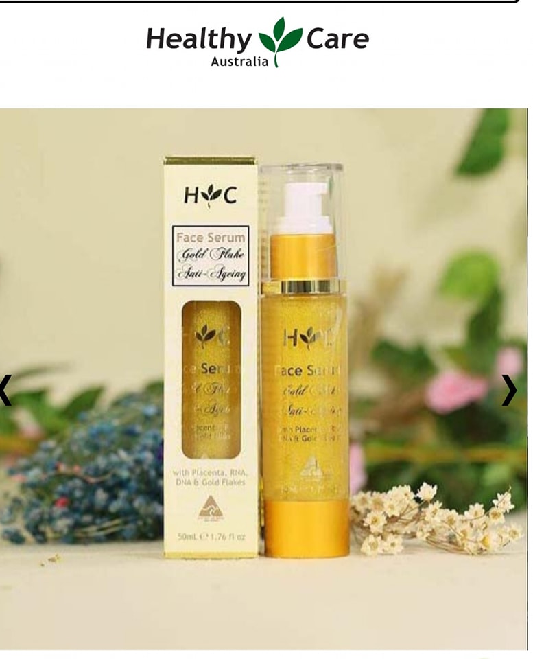 เซรั่มรกแกะทองคำHealthy Care Gold flake Anti-Ageing Face Serum