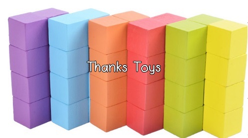 บล็อกไม้ Wooden Cubes