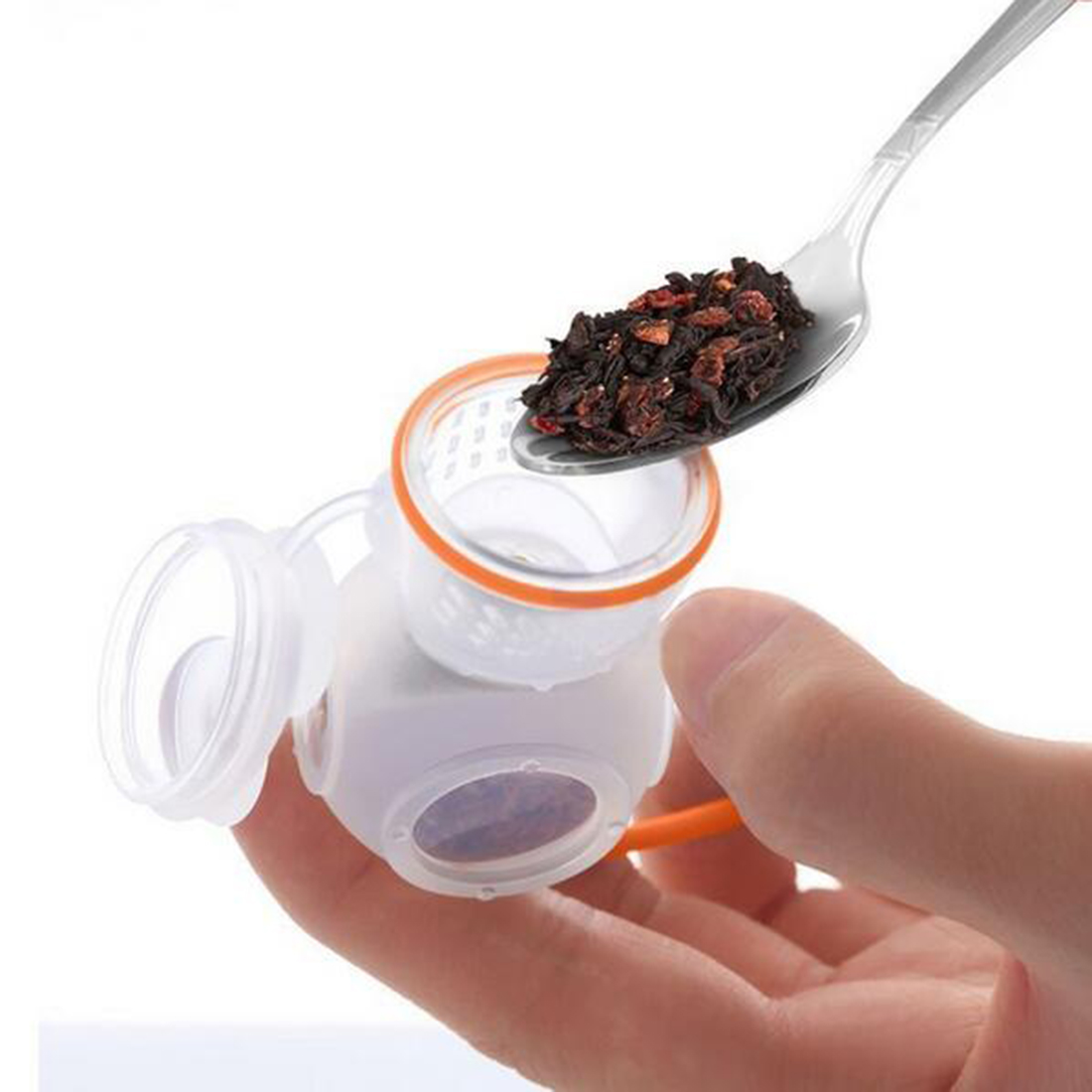 ที่กรองชา ซิลิโคน tea infuser ลายนักประดาน้ำ พร้อมถังออกซิเจน มี 9 สี