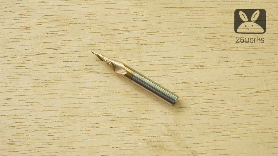 ดอกกัดปลายเกลียว 0.25x50xD6 mm 20°