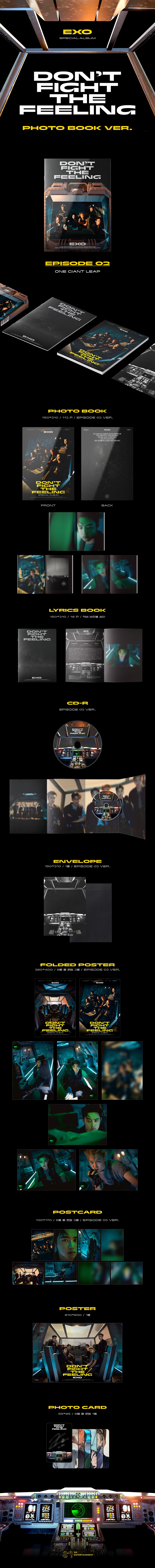 [Pre] EXO : Special Album - DON'T FIGHT THE FEELING (PHOTO BOOK Ver.) (EPISODE 02 : ONE GIANT LEAP Ver.)) +Poster