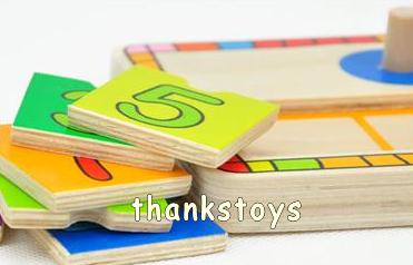 บล็อกไม้เรนโบว์นับเลข