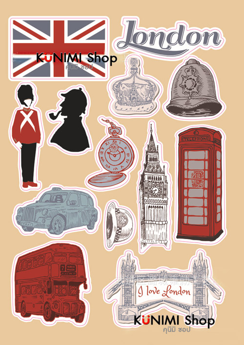 STG003 สติกเกอร์ Sticker ลายการ์ตูน กราฟฟิก วินเทจ สวย เท่ห์ ติดกระเป๋า ติดรถจักรยาน รถมอเตอร์ไซต์ รถยนต์ ติดตามที่ต่างๆ สติกเกอร์ PVC กันน้ำ ทนแดด