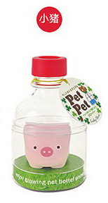 Pre-Order ชุดปลูกต้นไม้ดูดน้ำอัตโนมัติ ขนาดจิ๋ว ecoey แบบขวด Self Watering Pet Pet มี 5 ลาย