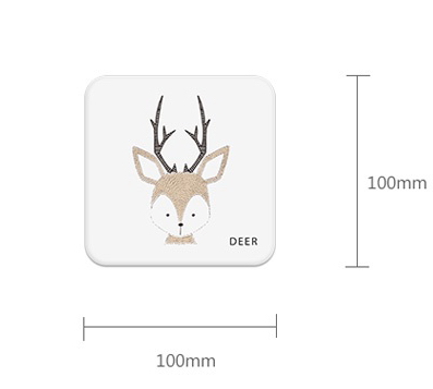 ที่รองแก้ว หินรองแก้วซับน้ำ Diatomite น้ำไม่เลอะโต๊ะ ทรงจัตุรัส