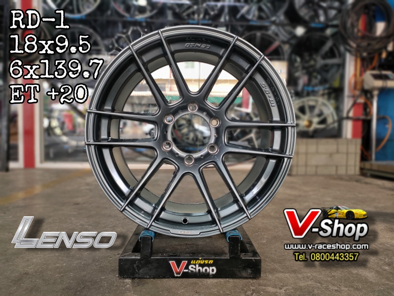 ล้อ RD-1 ขอบ 18x9.5 6x139.7 ET+20 สีGM DWAR *ราคาต่อวง