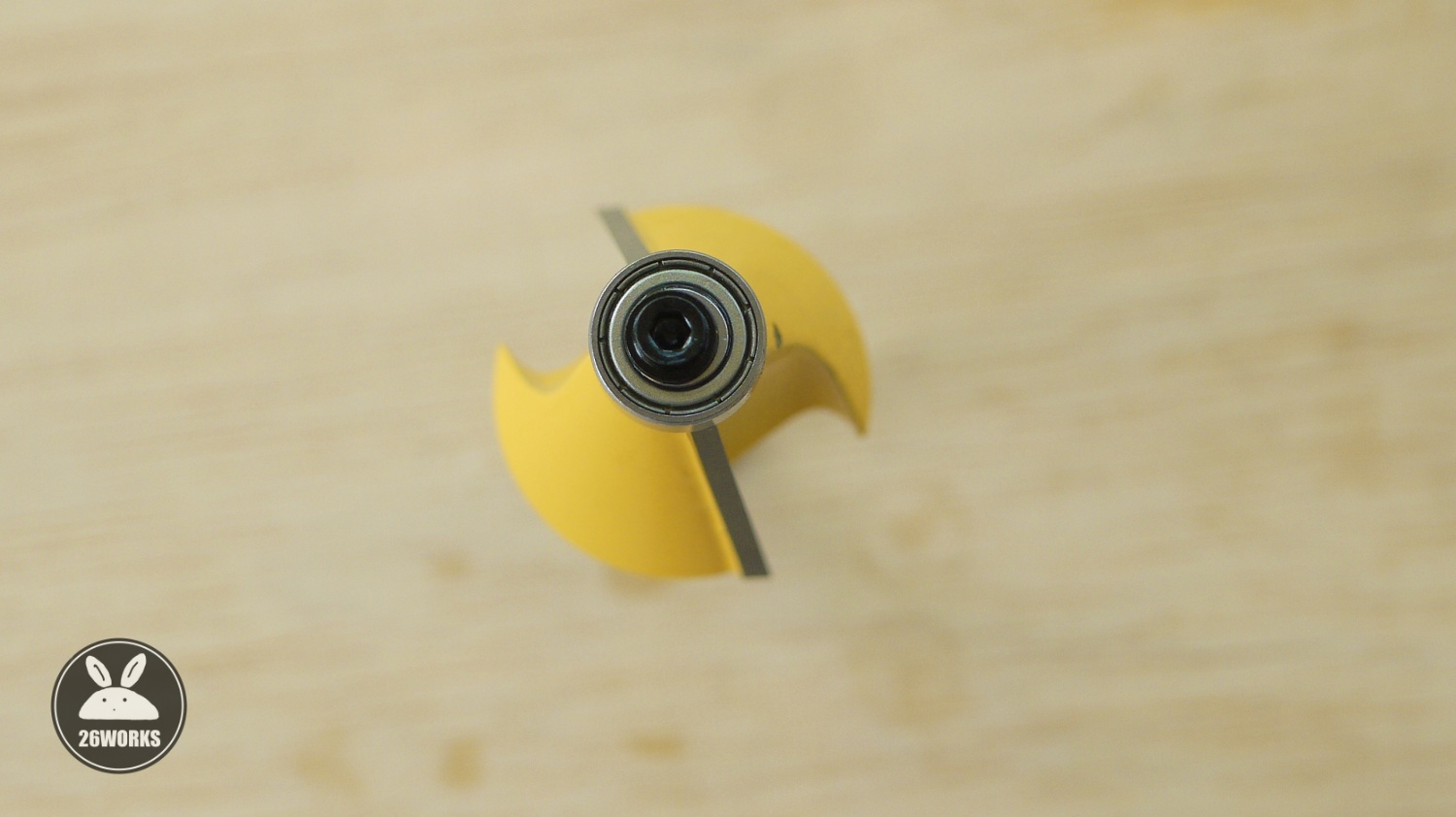 Trimmer bits ปาดมุม 22.5° ลูกปืนล่าง 4 หุน