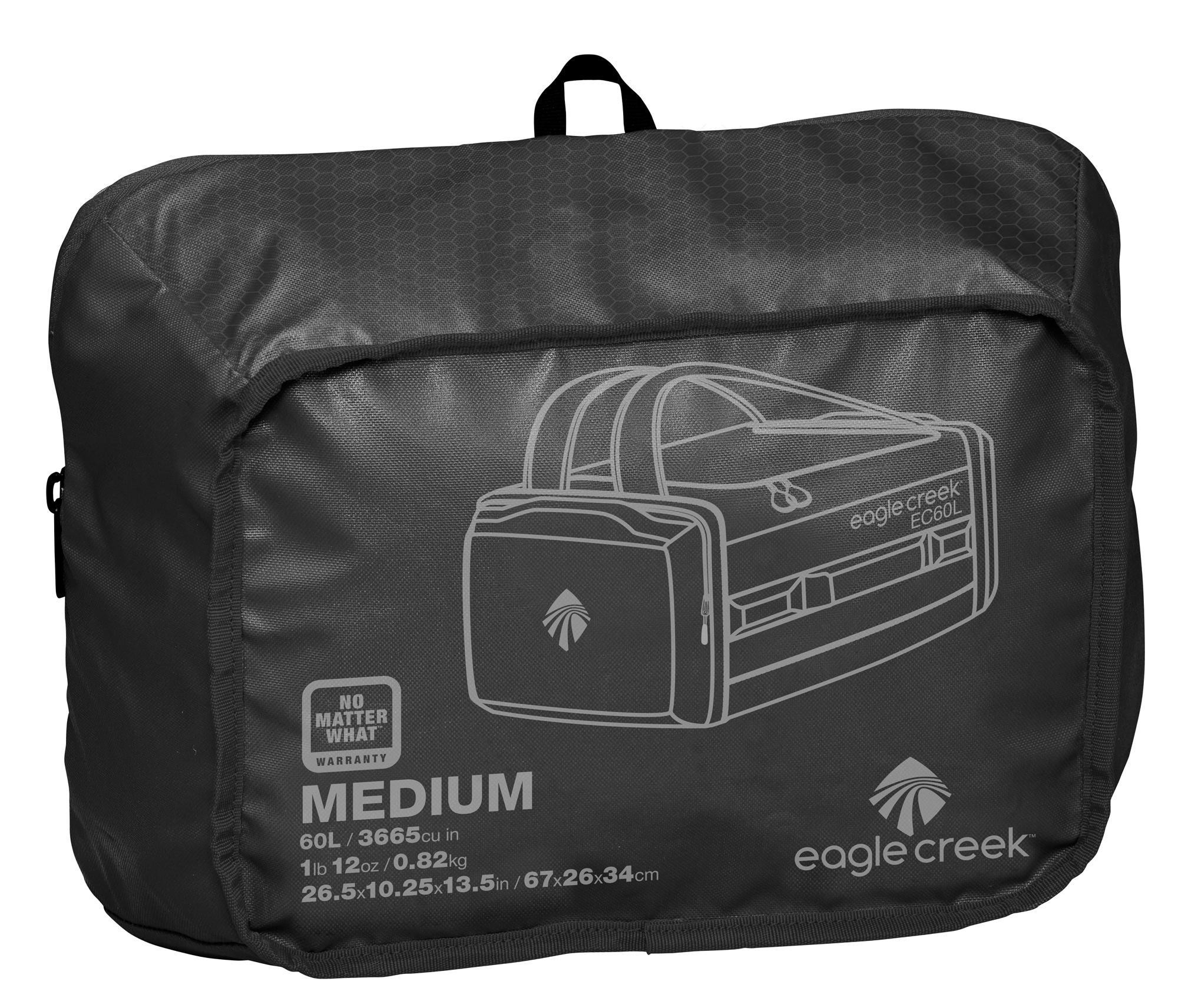 EAGLE CREEK - กระเป๋า Duffel รุ่น Hualer ไซส์ M สีเทาเขียว (Grey/Green) ความจุ 60 ลิตร