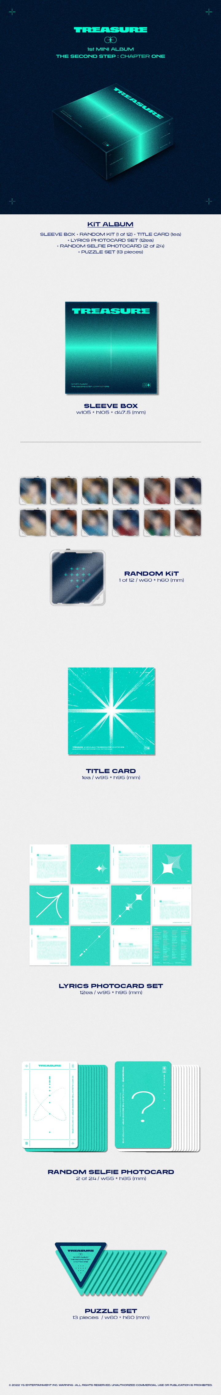 [Pre] TREASURE : 1st Mini Album - THE SECOND STEP : CHAPTER ONE (Air-KIT Ver.)