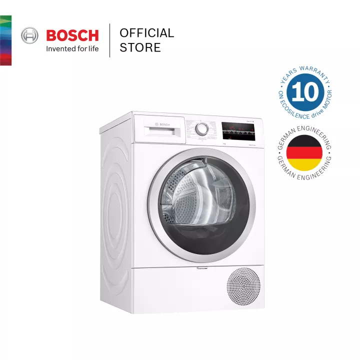 เครื่องอบผ้าระบบควบแน่นไอน้ำ BOSCH รุ่น WTN86205TH