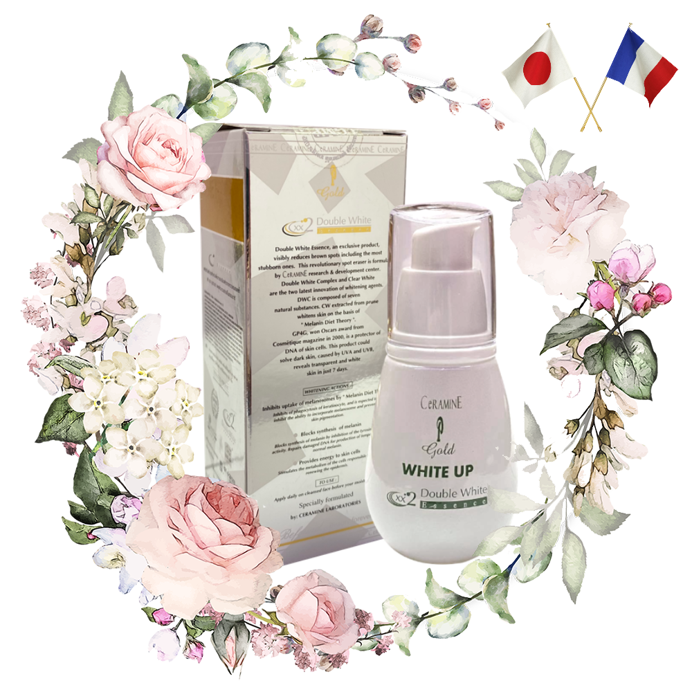 CeRAMINE Gold Double White Essence เซอรามายน์ โกลด์ ดับเบิ้ล ไวท์ เอสเซ้นส์