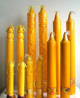 เทียนพรรษา (เทียนดีราคาถูก)