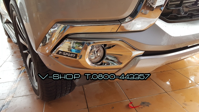 2163 ครอบตัดหมอกแบบเต็ม 2 ชิ้น new pajero sport