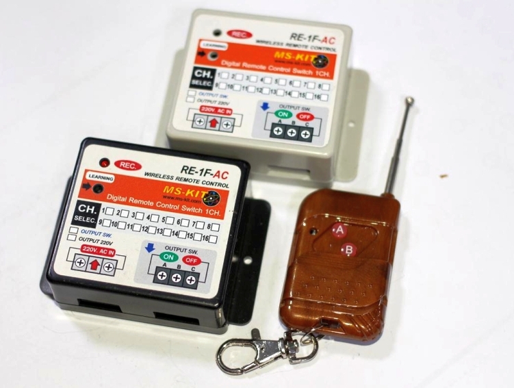 RF-1D รีโมทสวิตช์ 1 ช่อง ใช้ไฟ AC 220V