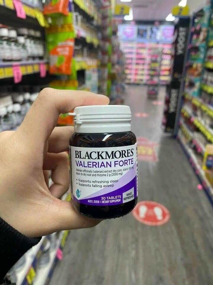 สุขภาพการนอน-Blackmores valerian Forte 2000mg ขนาด 30 เม็ด
