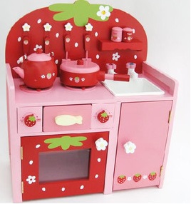 ครัวสตอเบอรี่สีแดง Mini