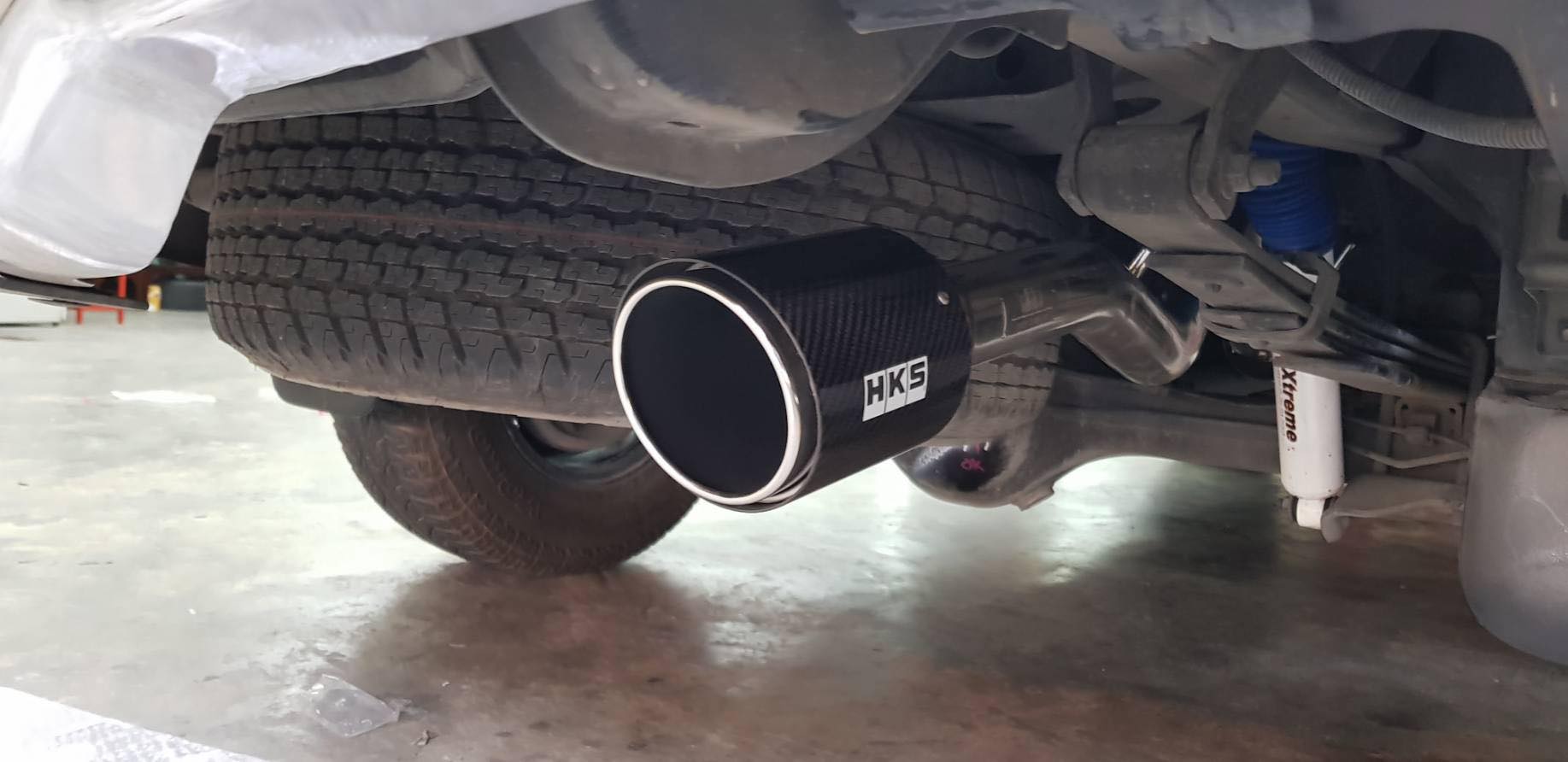 ท่อ HKS Dmax 12-19 ปลายคาร์บอน(ค่าส่งสินค้าเก็บปลายทาง)