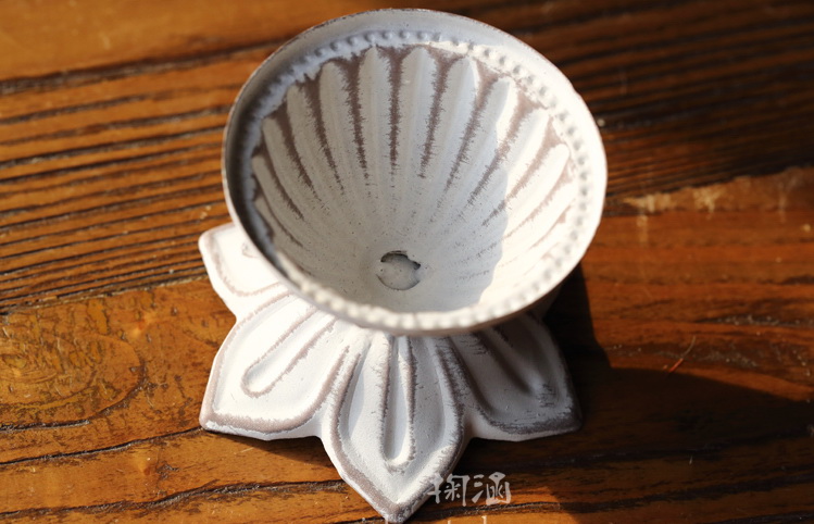 Pre-Order เชิงเทียน หรือกระถางต้นไม้ 2in1 งานปั้มโลหะ ทำสีเก่า Zakka
