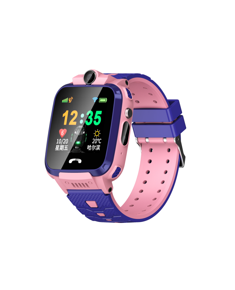 V95-นาฬิกาตามเด็กหาย นาฬิกากันเด็กหาย SUPER LONG STANDBY TIME KIDS WATCHE สีชมพู
