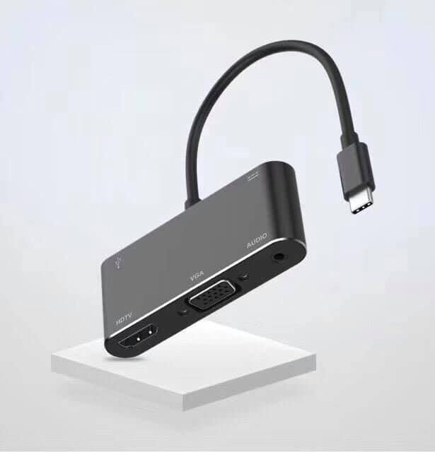 ตัวแปลง USB-C to HDMI/VGA adapter