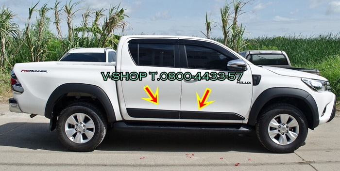 กันกระแทกประตู HILUX REVO ทรงศูนย์ 4 ชิ้น