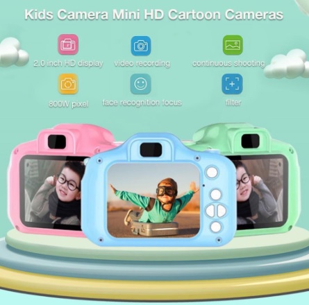 กล้องถ่ายรูปสำหรับเด็ก ถ่ายรูป ถ่ายวีดีโอ ได้จริง กล้องดิจิตอล Digital Camera kids