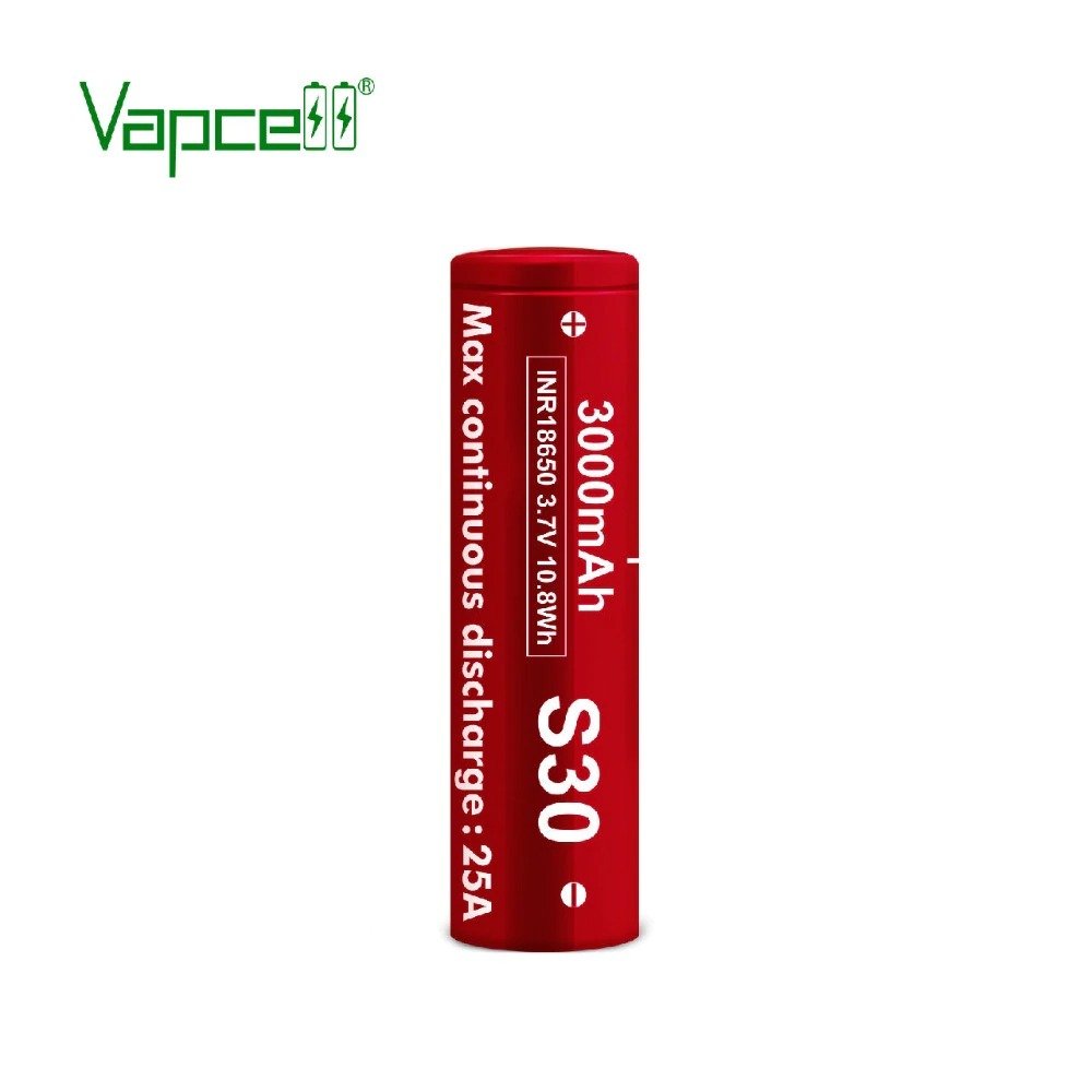 แบตเตอรี่ 18650 Vapcell S30 3000mAh