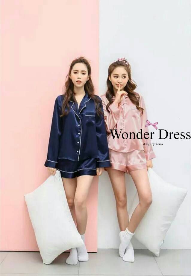 พร้อมส่ง ชุดนอนสุดแบ๋วสไตล์แบรนด์ดัง