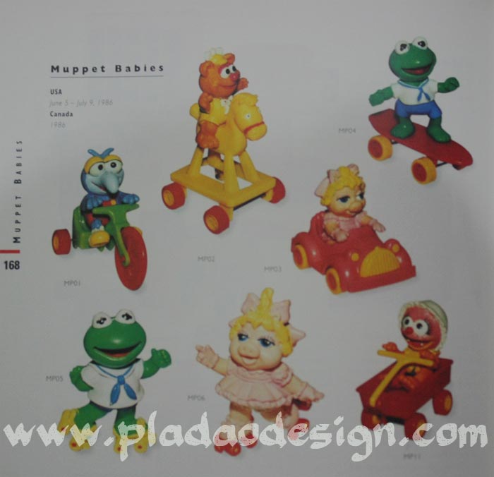 1986 McDonald's แมคโดนัลด์ ของเล่น ของสะสม Happy Meal Muppet Babies เจ้าหุ่นมหาสนุกเบบี้ อยู่นอกแพ็คค่ะ