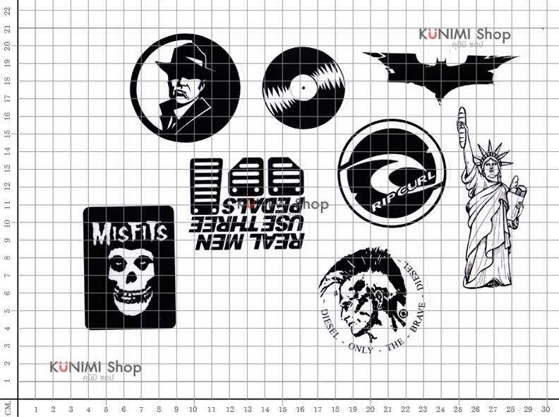 สติกเกอร์ ขาวดำ ลายการ์ตูน กราฟิตี้ ติดรถยนต์, มอเตอร์ไซต์, จักรยาน, กระเป๋า, ติดผนัง ของใช้ต่างๆ สติกเกอร์PVCกันน้ำ ลายสวย เก๋ น่ารัก มีสไตล์ เท่ห์ ไม่ซ้ำใคร