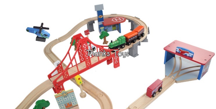 ชุดสร้างรถไฟ Edwone Train 70 ชิ้น