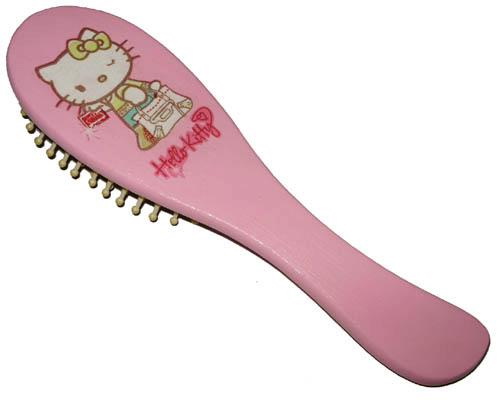 แปรงนวดศรีษะด้ามไม้ ลาย Hello Kitty ช็อปปิ้ง