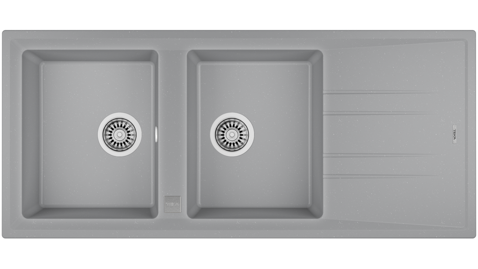 อ่างล้างจาน TEKA ราคาพิเศษ รุ่น STONE 80 B-TG 2B1D Grey