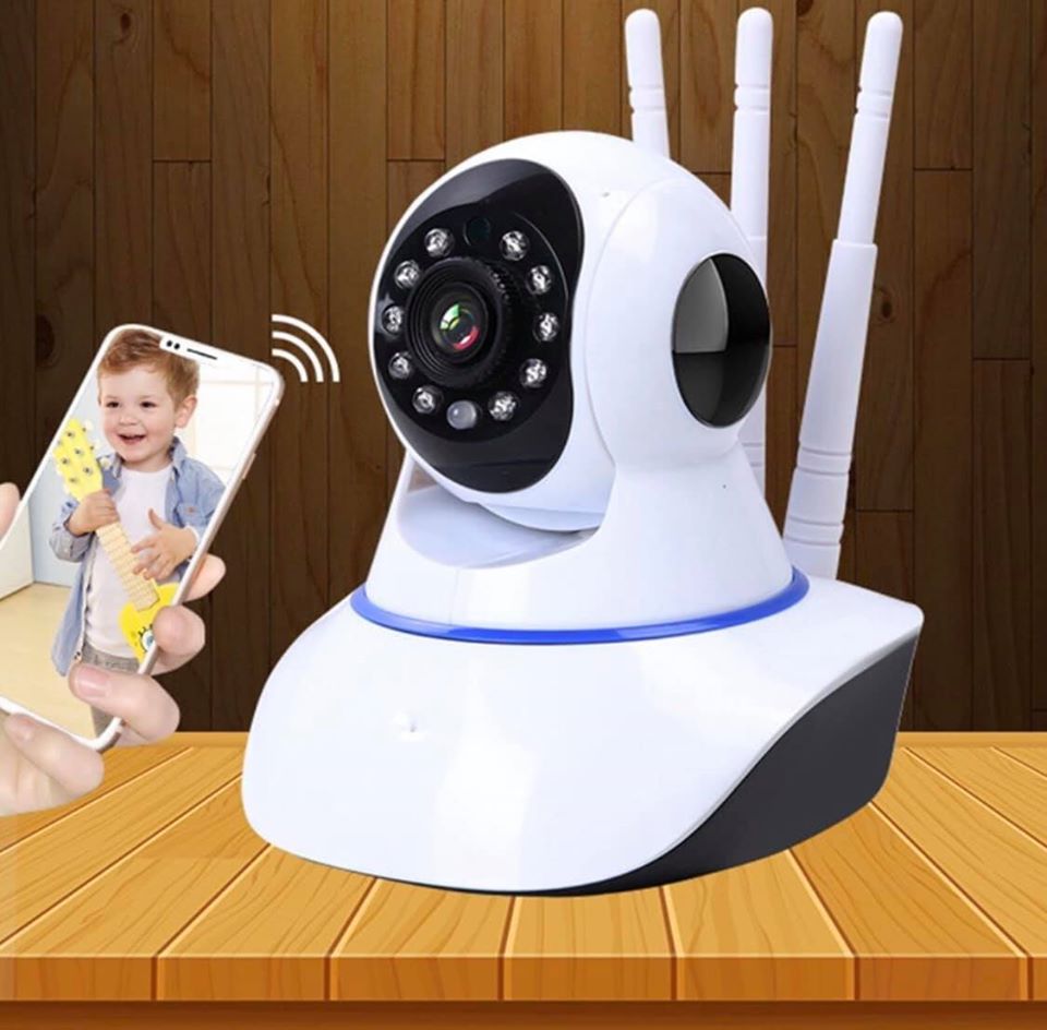 กล้องวงจรปิด มีภาษาไทย ล้านพิกเซลHD720 p Wifi Wirless IP camera 3M Megepixel / 3 เสาAPP กล้องรักษาความปลอดภัย