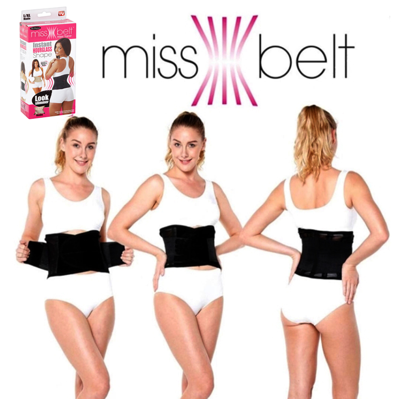 เข็มขัดนาฬิกาทราย แบบสายรัดเอว กระชับสัดส่วน ให้เอวเล็กลง Genie Hourglass Miss Belt Waist Shaper