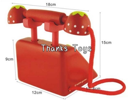 โทรศัพท์สตรอเบอรี่สีแดง (Red Strawberry Telephone) Mother Garden