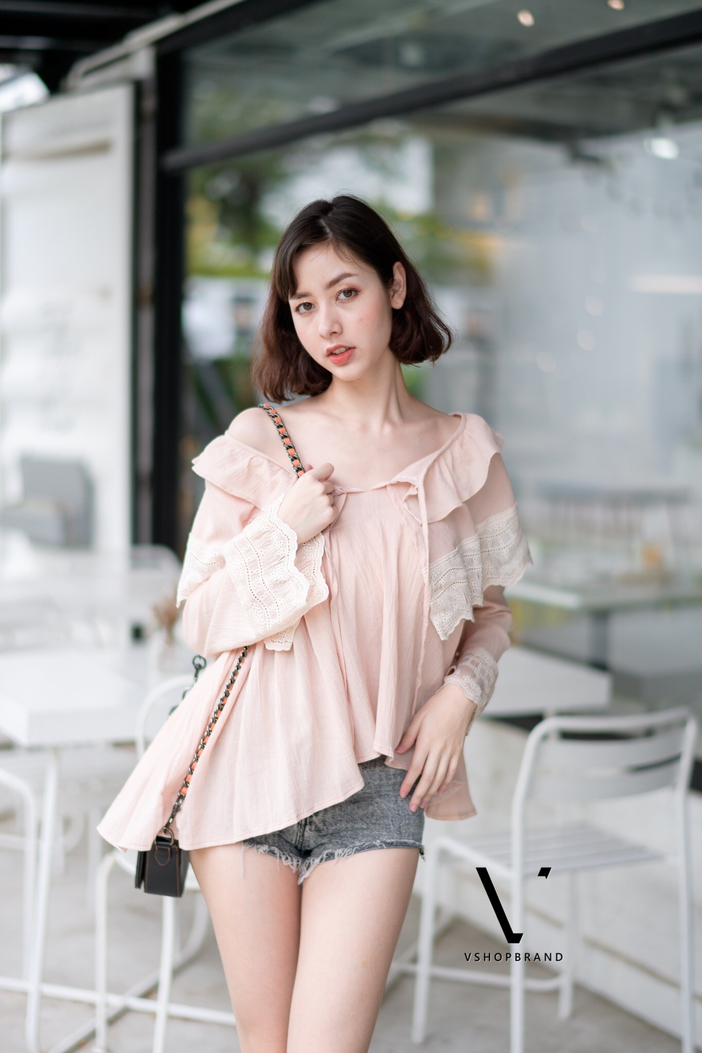 เสื้อผ้าเกาหลี พร้อมส่ง เสื้อผ้าป่าน