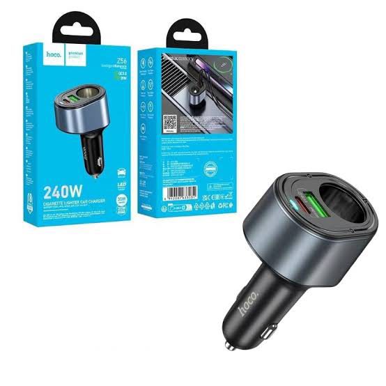 Hoco Z56 PD35W+QC3.0 หัวชาร์จโทรศัพท์ในรถยนต์ ชาร์จเร็ว มีช่องชาร์จเสริม Car Charger with Dual Port