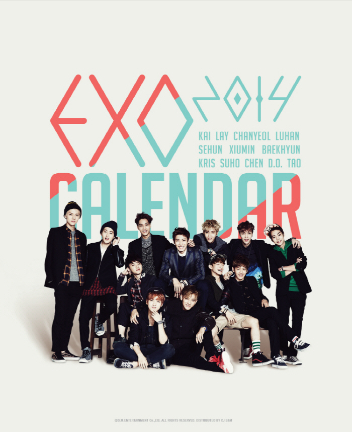 [Pre] EXO : 2014 Season Greeting [Calendar_Table + Scheduler + Making DVD]