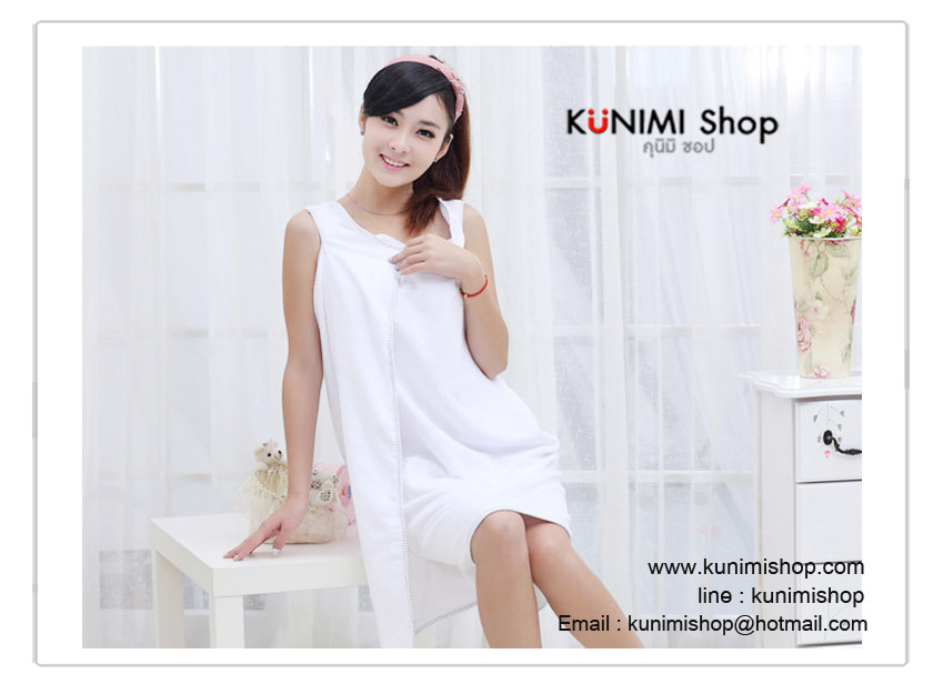 ผ้าขนหนู,ผ้าเช็ดตัว,ผืนใหญ่,ราคาถูก,ไม่โป๊,ไม่หลุด,มีที่สอด,สีชมพู,สีขาว,สีฟ้า,สีม่วง,สีน้ำตาล,ผู้หญิง,ผู้ชาย,มีที่สอดแขน,เกาะอก