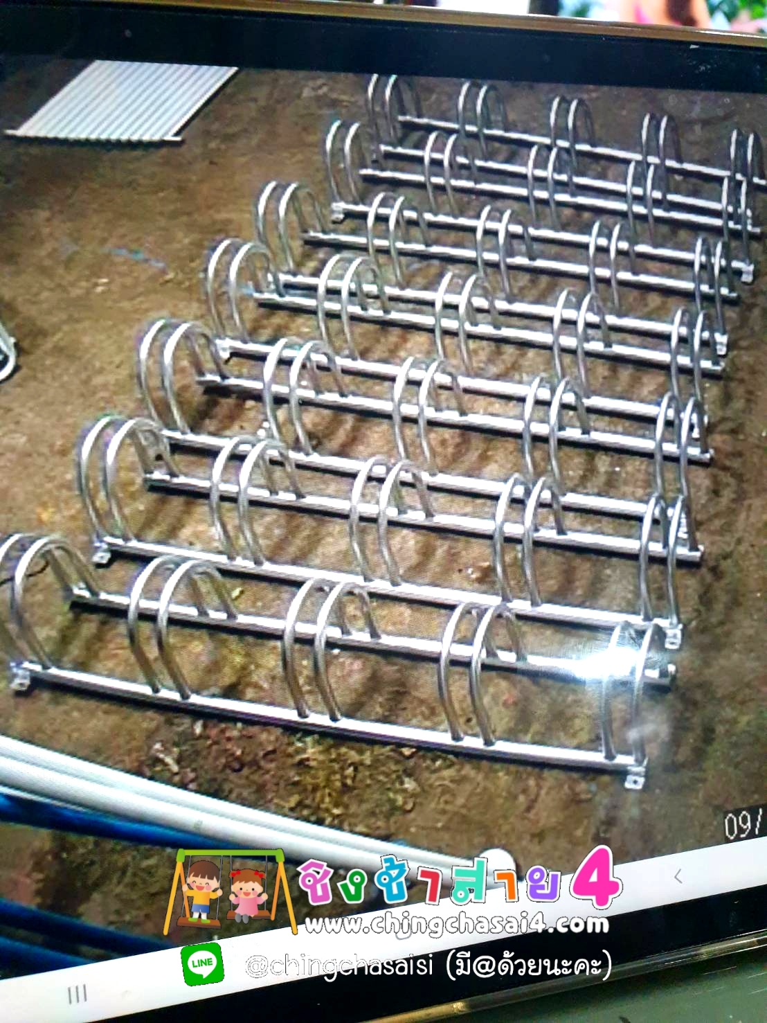 ที่จอดจักรยาน5ที่ (แบบต่ำ)