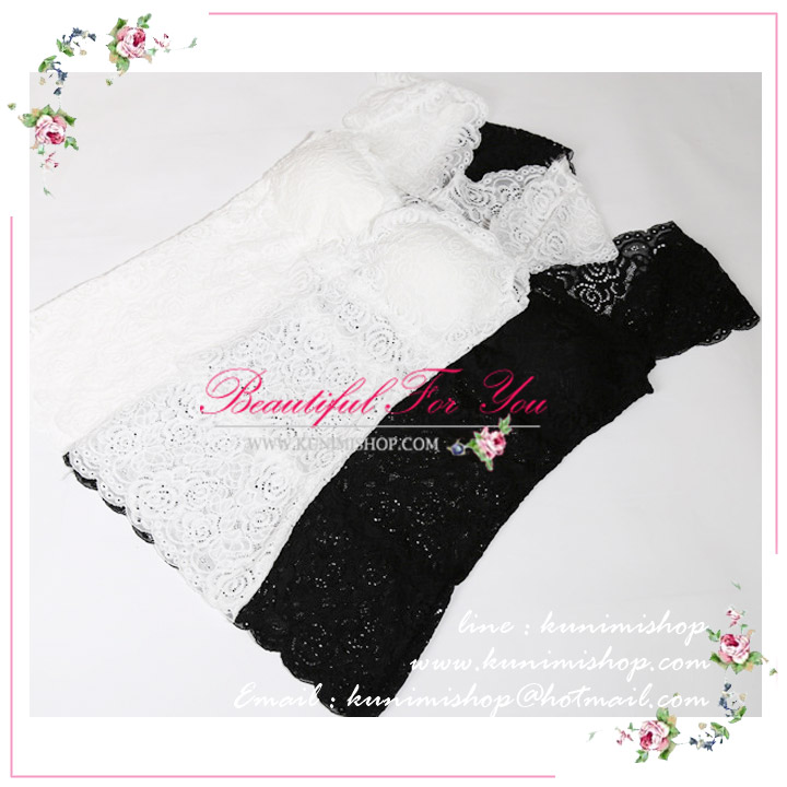 เสื้อซับใน เต็มตัว   เนื้อผ้าลูกไม้ทั้งตัว มีซับใน    ทรงสวย จะใส่เดี่ยวๆ หรือมีเสื้อคลุมอีกตัว ก็สวยคะ    เนื้อผ้ายืดหยุ่น รับกับรูปร่าง ใส่แล้วดูเพียวคะ         ขนาด  : FREE SISE ( รอบอกไม่เกิน 35 นิ้วคะ)        มี 2 สี  :   สีขาว  สีดำ