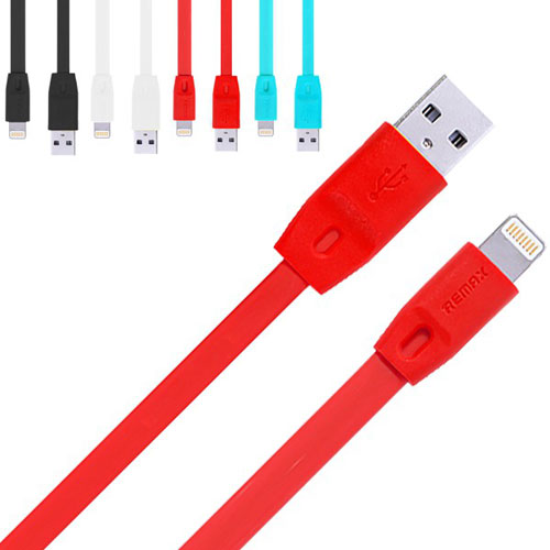 สายชาร์จไอโฟน สายชาร์จiphone แบบชาร์จเร็ว ชาร์จไว ยี่ห้อ Remax Full Speed Series สีแดง