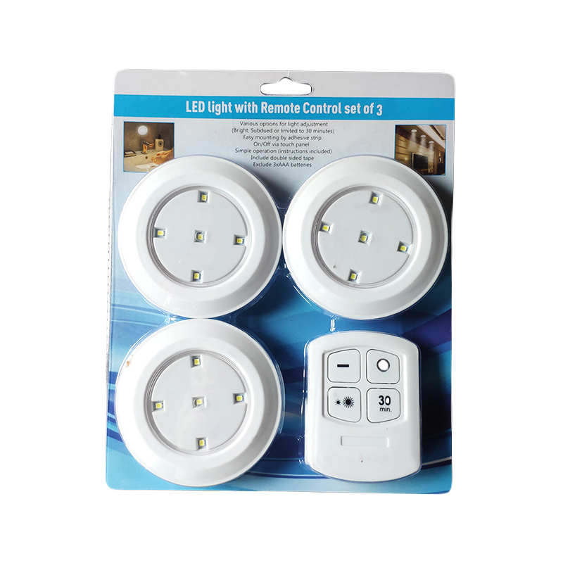 ไฟ LED สำหรับติดผนัง เปิดปิดได้ ควบคุมด้วยรีโมทไร้สาย แสงสีขาวธรรมชาติ
