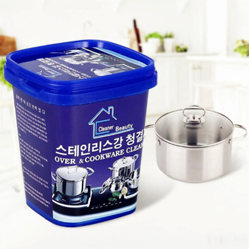ผงทำความสะอาด เครื่องครัว ทำความสะอาด สแตนเลส โครเมี่ยม Cleaner Beauty Oven & Cookware Cleane