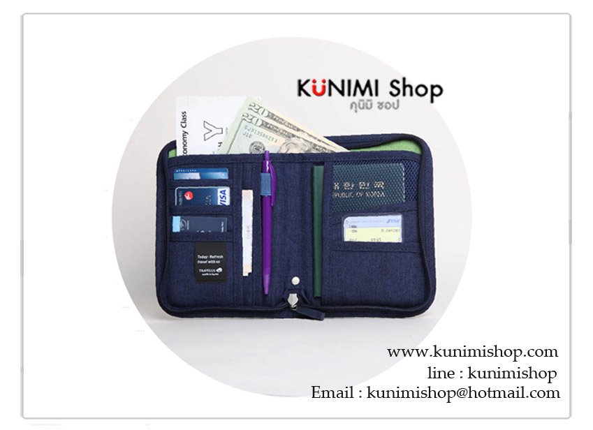 กระเป๋าถือใส่เงิน พาสปอร์ต นามบัตร บัตรATM มือถือ เอกสารต่างๆ หรือใส่ของจุกจิก มีซิปเปิดปิด ด้านใน มีช่องให้ใส่บัตรและเอกสารมากมา และมีช่องซิบไว้ใส่ของสำคัญ มีช่องเสียบปากกา ผ้าสวย งานคุณภาพคะ ขนาดกระทัดรัด ง่ายต่อการพกพา